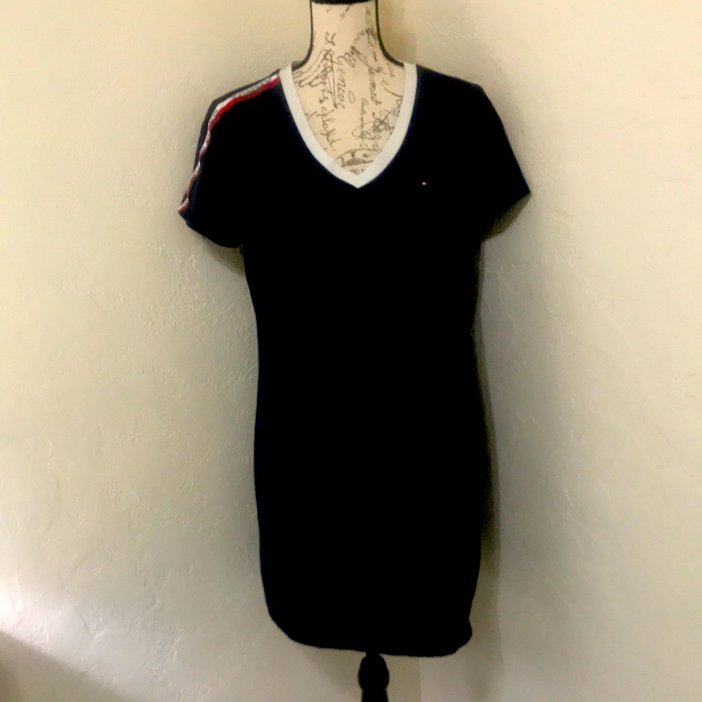 Tommy Hilfiger Navy Blue Dress Size large